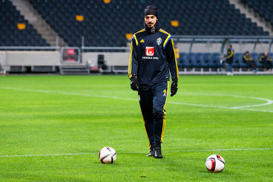 Sveriges  Zlatan Ibrahimovic