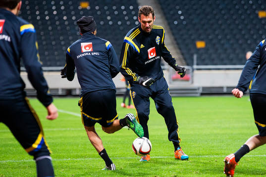 Sveriges målvakt Andreas Isaksson
