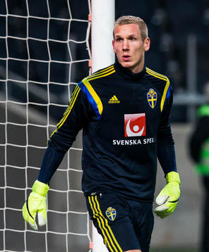 Sveriges målvakt Robin Olsen