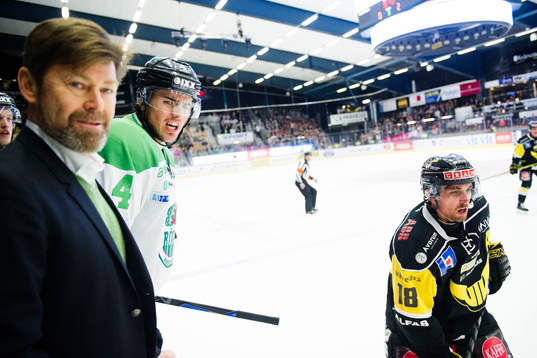 Rögles assisterande tränare Gunnar Persson och Alen Bibic