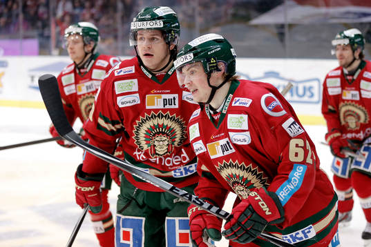 Frölundas Artturi Lehkonen firar