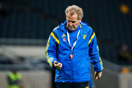 Sveriges förbundskapten Erik Hamrén
