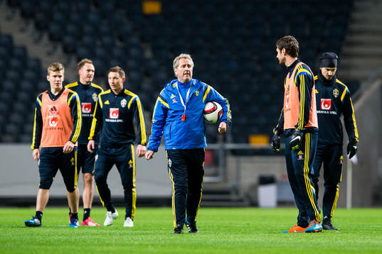 Sveriges förbundskapten Erik Hamrén