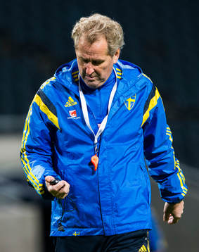 Sveriges förbundskapten Erik Hamrén