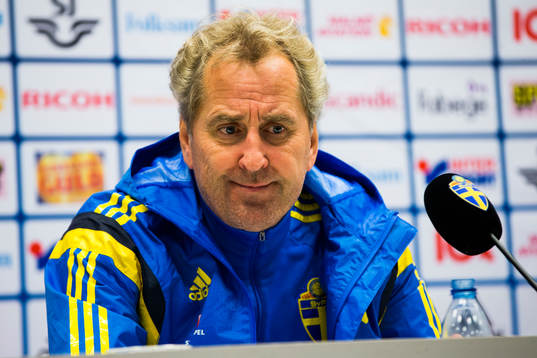 Sveriges förbundskapten Erik Hamrén