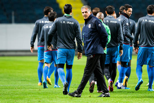 Irans förbundskapten Carlos Queiroz