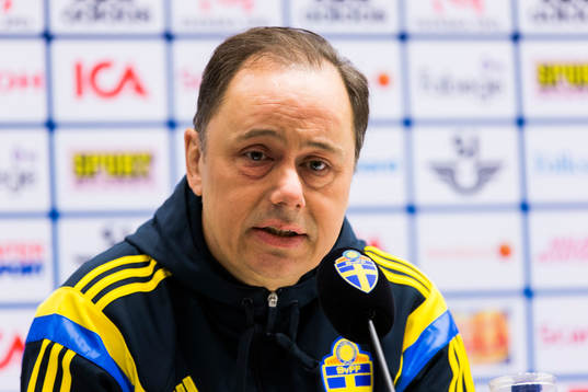 Sveriges presschef Niklas Bodell