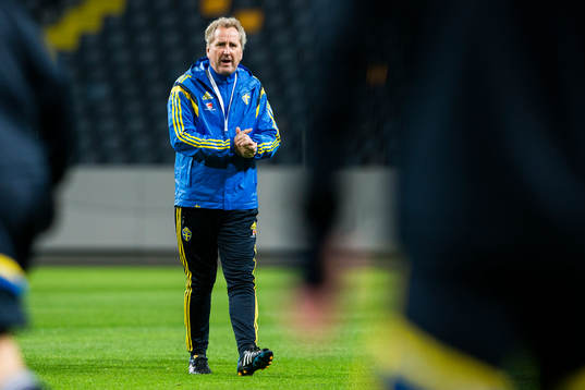 Sveriges förbundskapten Erik Hamrén
