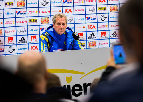Sveriges förbundskapten Erik Hamrén