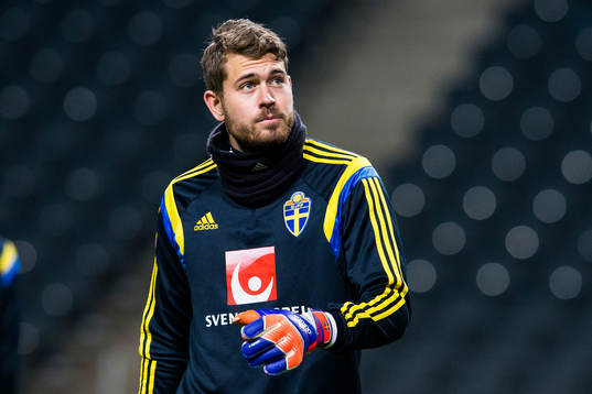 Sveriges målvakt Kristoffer Nordfeldt