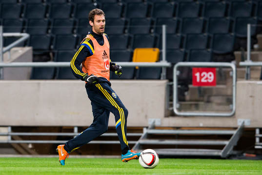 Sveriges målvakt Andreas Isaksson