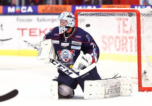 Mål 1-6 av Skellefteås Tim Heed förbi Linköpings David