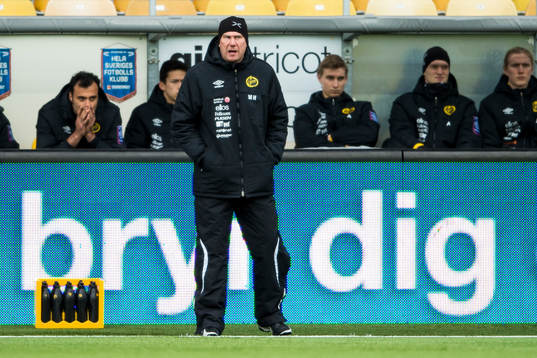 Elfsborgs manager Magnus Haglund deppar
