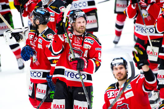 Malmö Redhawks Stefan Warg tackar publiken