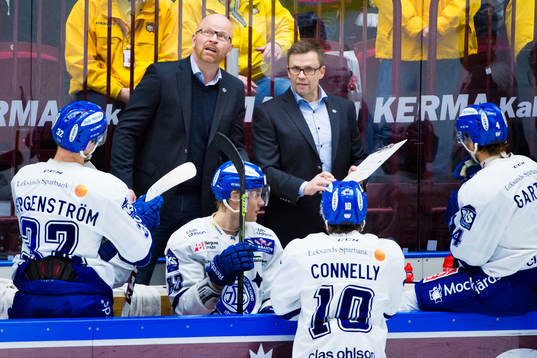 Leksands assisterande tränare Johan Rosénunder och