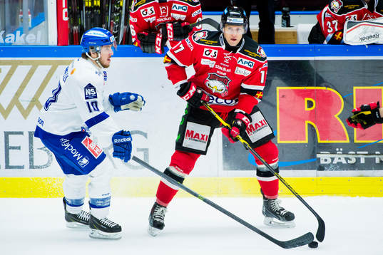 Leksands Brian Connelly och Malmö Redhawks Mathias