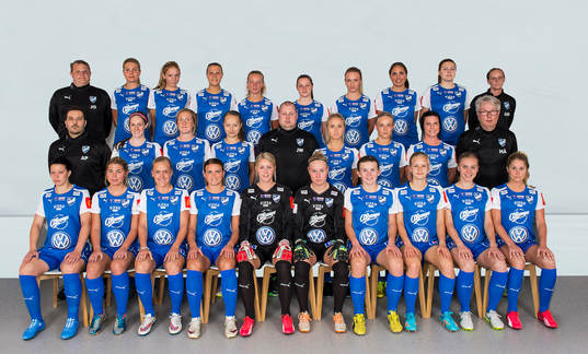 IFK Kalmars lagbild bakre raden från vänster Johan