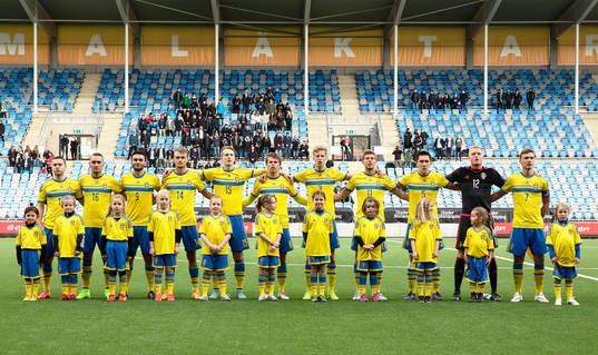 Sveriges startelva med Mirza Halvadic, Gustav Engvall,