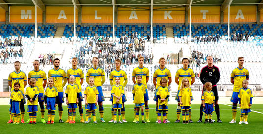 Sveriges startelva med Mirza Halvadic, Gustav Engvall,