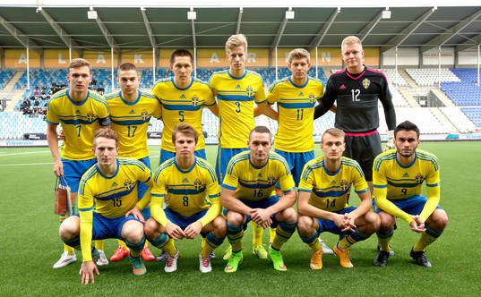 Sveriges startelva med Linus Wahlqvist, Mirza Halvadic,