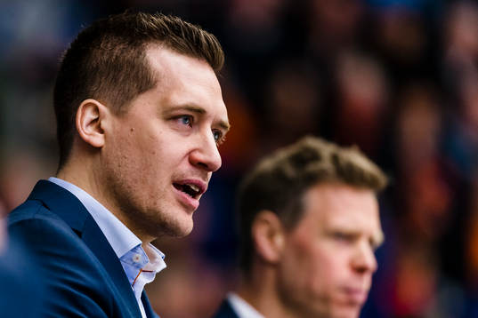 Växjös tränare Sam Hallam