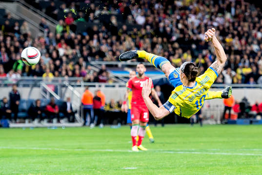 Sveriges Zlatan Ibrahimovic