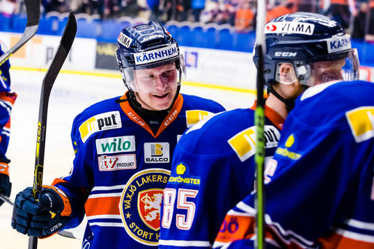 Växjös Tuomas Kiiskinen firar