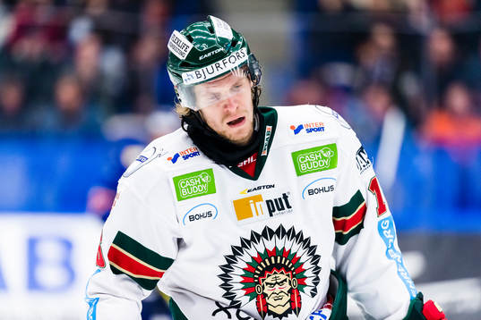 Frölundas Anton Axelsson hänger med huvudet