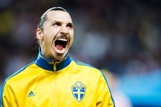 Sveriges Zlatan Ibrahimovic