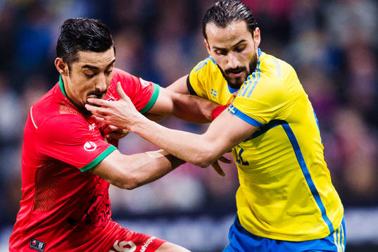 Irans Reza Ghoochannejhad och Sveriges Erkan Zengin