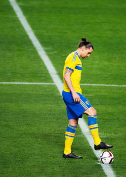 Sveriges Zlatan Ibrahimovic