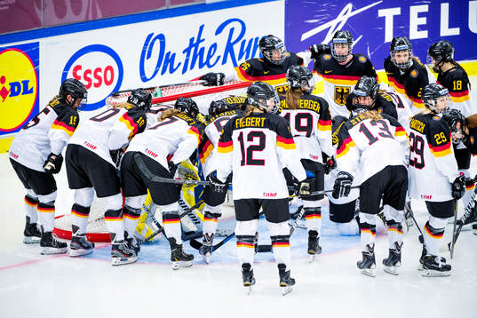 Tysklands spelare taggar upp