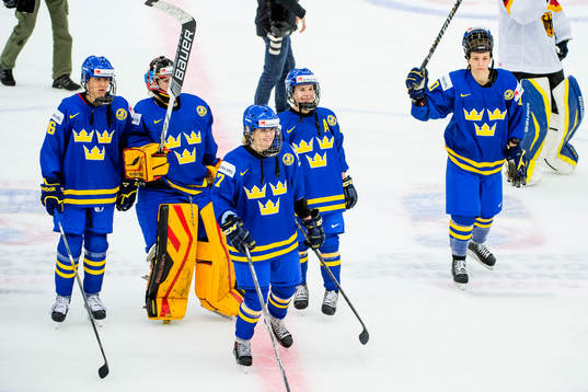 Sveriges spelare tackar publiken