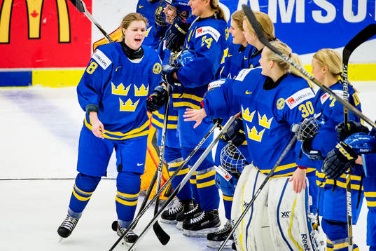 Sveriges Anna Borqvist firas av medspelarna