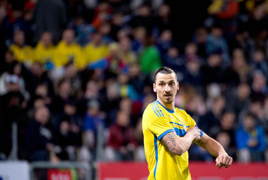Sveriges Zlatan Ibrahimovic