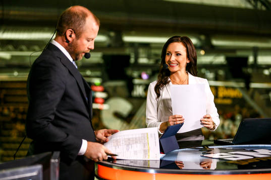 Cmores Petter Rönnqvist och Camilla Nordlund
