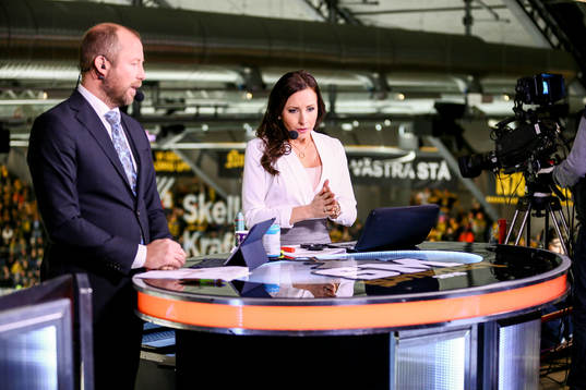 Cmores Petter Rönnqvist och Camilla Nordlund