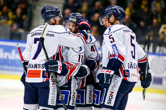 Linköpings Magnus Johansson, Mattias Bäckman och Broc