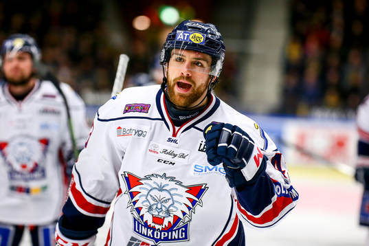 Linköpings Nichlas Hardt jublar