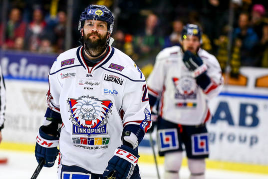 Linköpings Jeff Taffe  deppar