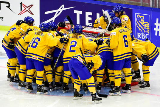 Sverige spelare laddar