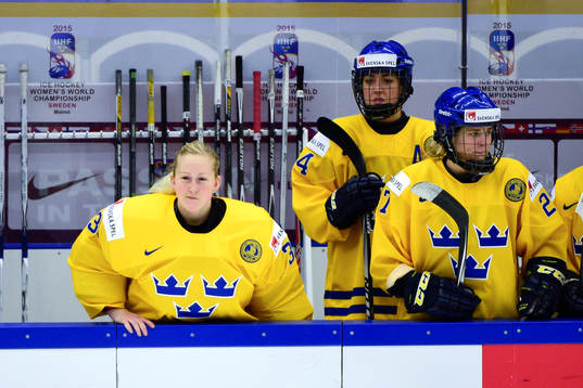 Sveriges målvakt Kim Martin Hasson  i kvartsfinalen