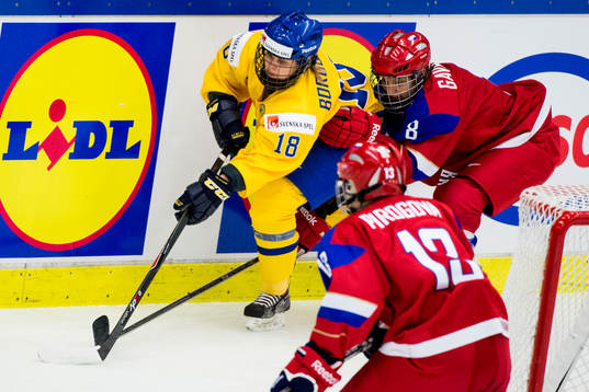 Sveriges Anna Borqvist och Rysslands Iya Gavrilova i