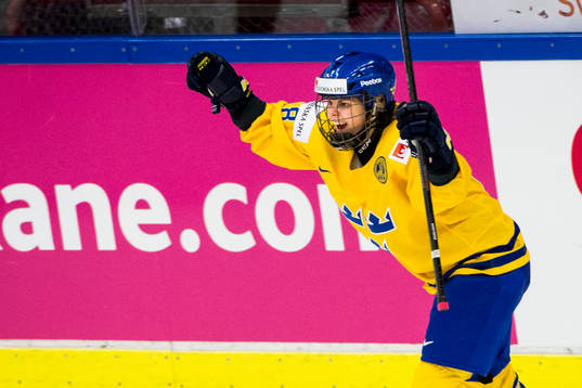 Sveriges Anna Borqvist jublar