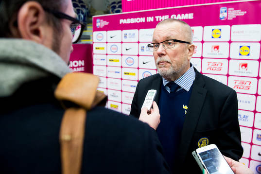 Sveriges förbundskapten Leif Boork