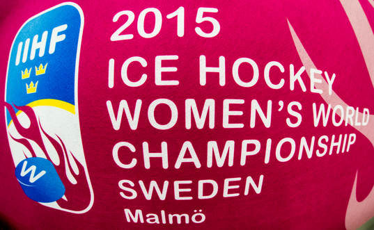 Reklam för dam-VM i ishockey