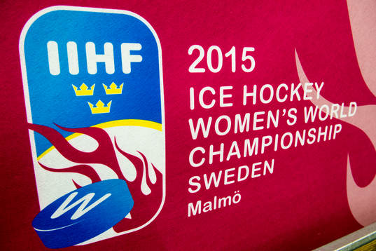 Reklam för dam-VM i ishockey