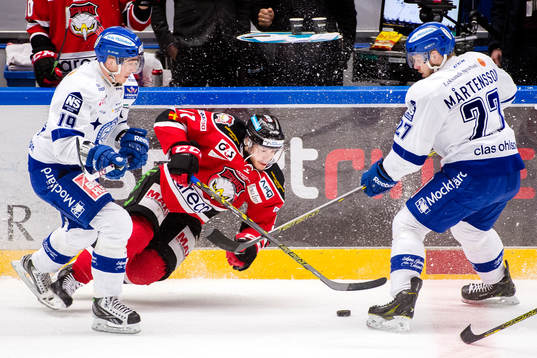 Leksands Tobias Forsberg och Viktor Mårtensson