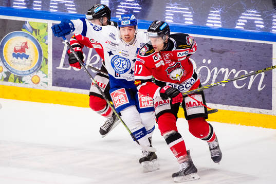 Leksands Robin Gartner jagar Malmö Redhawks Mathias