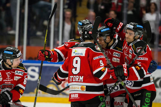 Malmö Redhawks Frederik Storm Nils Andersson Jens Jakobs
